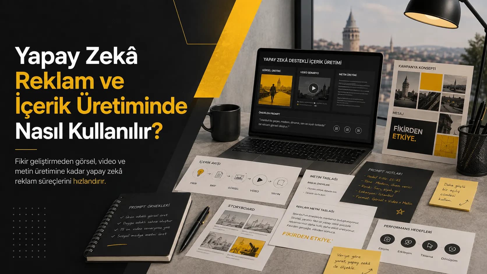 Yapay Zekâ Reklam ve İçerik Üretiminde Nasıl Kullanılır?